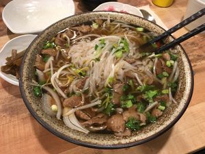 Rice noodles  at Lan's Kitchen in Jeju