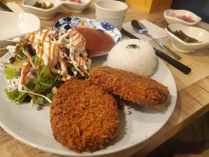 Soy cutlets at Lan's Kitchen in Jeju