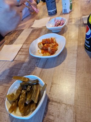 Sides at Lan's Kitchen in Jeju