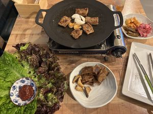 Grilled Korean Barbecuee  at Lan's Kitchen in Jeju