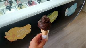 Chocolate 70% cacao at Gramos Bajo Cero in Vina Del Mar