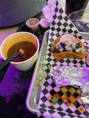 Birria Tacos #Veganuary at Viva Vegan Diner in Upland