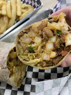 Cali Burrito  at Viva Vegan Diner in Upland