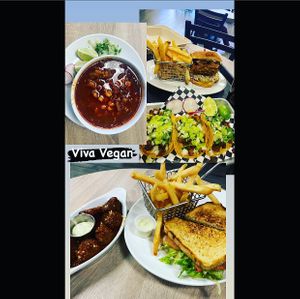 All the food I ate in one week!   at Viva Vegan Diner in Upland