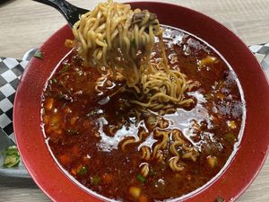 Birria Ramen #Veganuary at Viva Vegan Diner in Upland