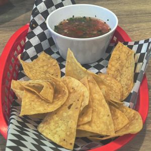 Water on the salsa needs to be toned down tbh at Viva Vegan Diner in Upland