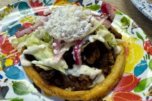 Sopes  at Viva Vegan Diner in Upland