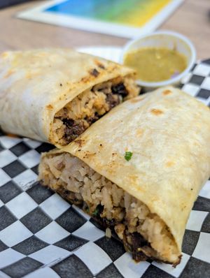 OG burrito at Viva Vegan Diner in Upland