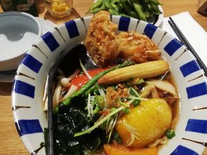 Vegan ramen at Takumi Jourdan in Brussels