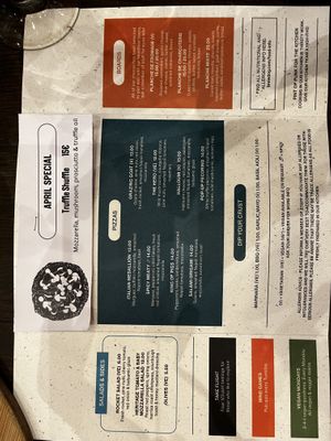 Menu as of 4/2023  at BrewDog - Marais in Paris