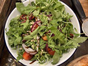 Vegan rocket salad  at BrewDog - Marais in Paris