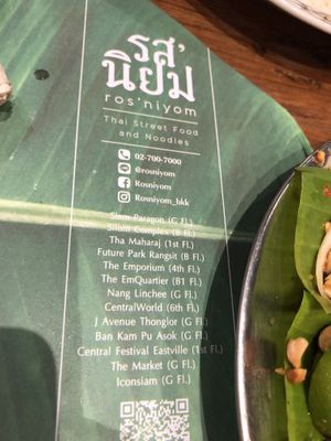   at ros'niyom in Bangkok