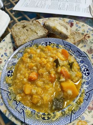 Healing Wholefood Soup at Mama Earth Restaurant - Pop Up in Solihull