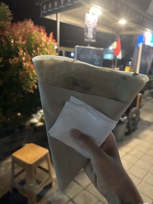 vegan Crepe with darc chocolate and lotus   at Mr Crepes 2 - Food Stall in 