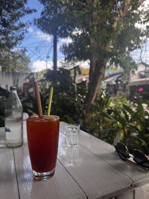 lychee iced tea  at Drunken Sailors in Koh Lanta