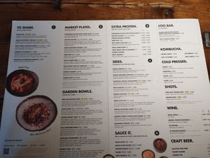 Menù at Honest Greens - Caleido in Madrid