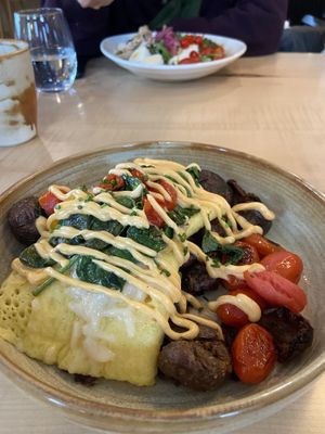 lean mean veggie machine   at Farm & Fire in Banff