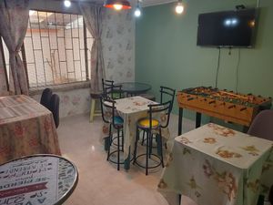 Seating room at A la Antigua in Bogota