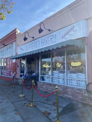 As Kneaded Bakery Storefront (So Cute and Retro IMO)  at As Kneaded Bakery in San Leandro