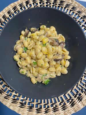 Tried Remedy’s mushroom gnocchetti and it was delicious!! Creamy, zesty, full of lots of different mushrooms - I’d highly recommend this place. Coffee is also the best I’ve t at Remedy Coffee Shop in York