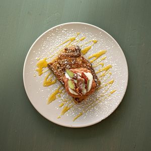 Our French toast  at Remedy Coffee Shop in York