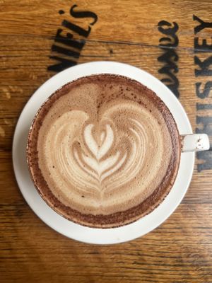 Mocha  at Remedy Coffee Shop in York