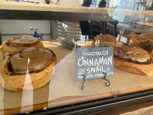 Get the Cinnamon Snail at Honey B Market in Santa Cruz