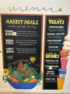 Menu - January 2023 at Honey B Market in Santa Cruz