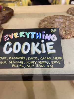 Healthy cookie  at Honey B Market in Santa Cruz