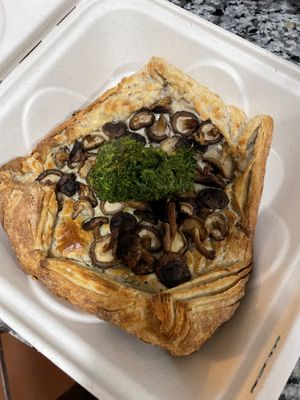 Savory pastry   at Honey B Market in Santa Cruz