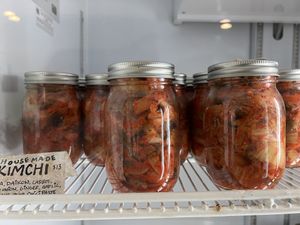 Kimchi  at Honey B Market in Santa Cruz