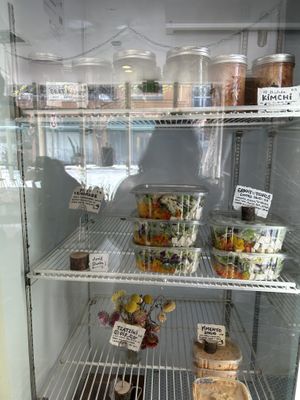 Salads  at Honey B Market in Santa Cruz