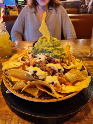 Vegan nachos at Rockabilly Burger Bar - Las Canteras in Gran Canaria