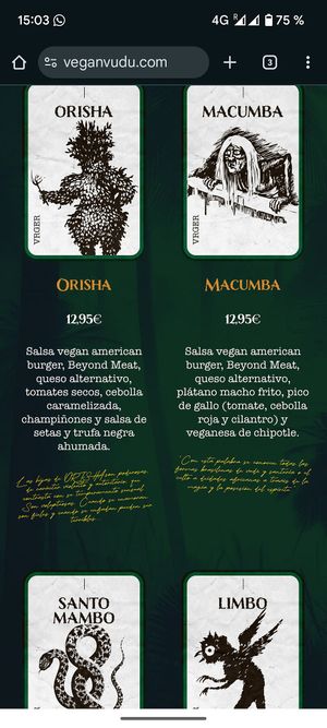 Vegan burgers at Rockabilly Burger Bar - Las Canteras in Gran Canaria