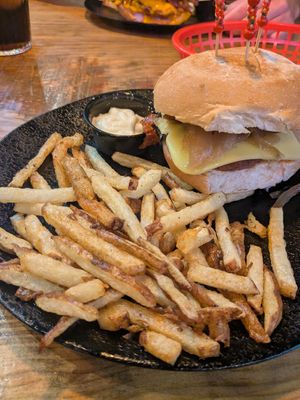 Orisha burger at Rockabilly Burger Bar - Las Canteras in Gran Canaria
