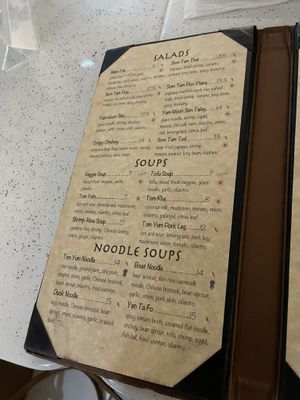 Salad soup  at Andy's Thai Kitchen in Chicago