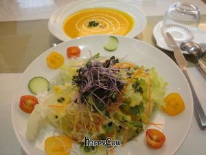 salad at Loving Hut - RuiAn St in Taipei