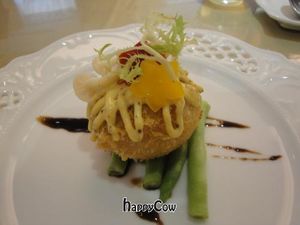 dish at Loving Hut - RuiAn St in Taipei