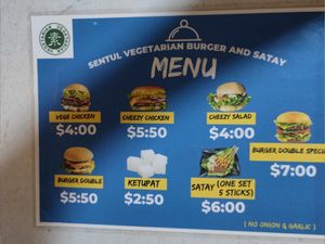  at Sentul Vegetarian Burger and Satay - Food Stall in Kuala Lumpur