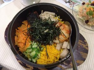Bibimbap at Loving Hut 愛家 - QingZhong St in Tainan