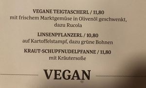 3 vegane Hauptgerichte  at Flötzinger Bräustüberl in Rosenheim