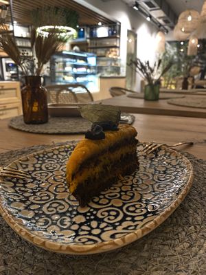 Pumpkin cake   at Vita Rama in Sofia