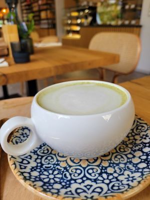 Matcha oat at Vita Rama in Sofia