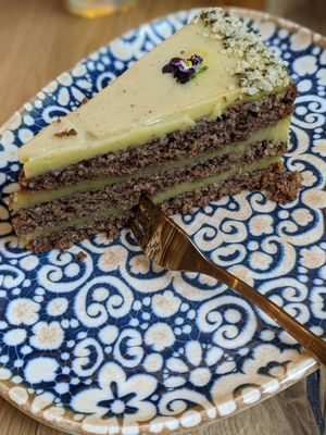 Vanilla Cake 🍰 at Vita Rama in Sofia