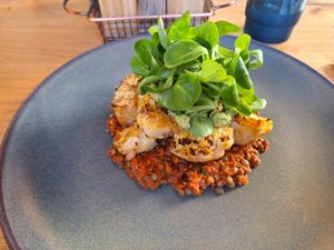 Cauliflower steak at Vita Rama in Sofia