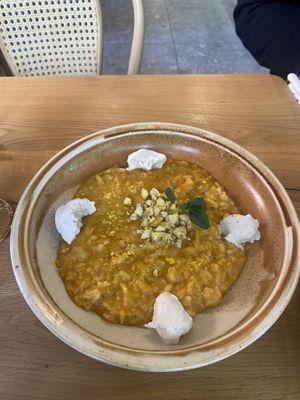 Pumpkin risotto - sunday brunch menu  at Vita Rama in Sofia