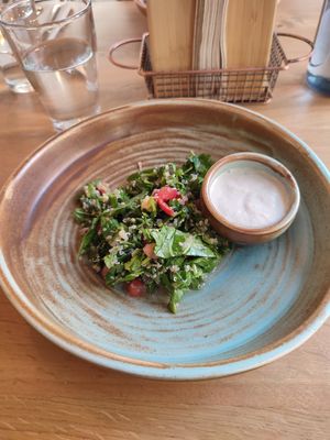 Quinoa tabbouleh at Vita Rama in Sofia