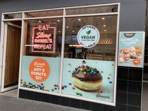 Shop front  at Daniel's Donuts - Flinders in Melbourne