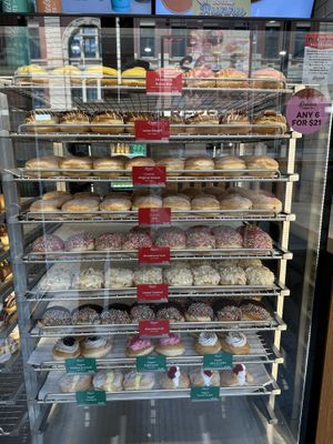 Some vegan options   at Daniel's Donuts - Flinders in Melbourne