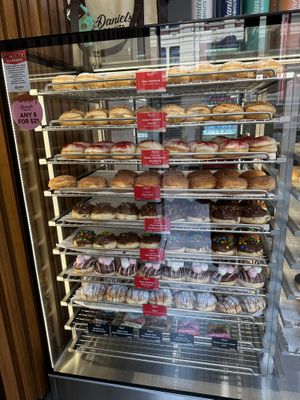 Packed ones are gluten-free options   at Daniel's Donuts - Flinders in Melbourne